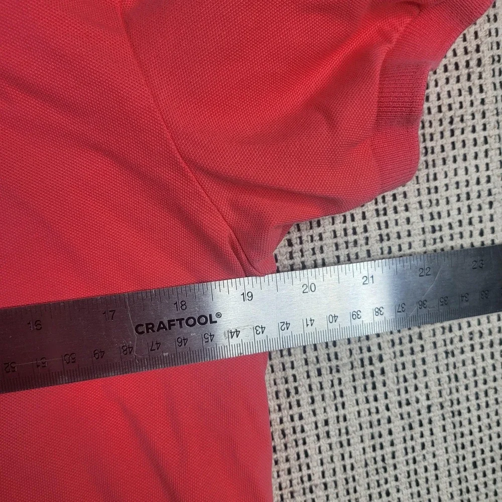 Ralph Lauren RLX Polo‎ Shirt Mens Medium Pink Pro Fit Golf Athletic Performance